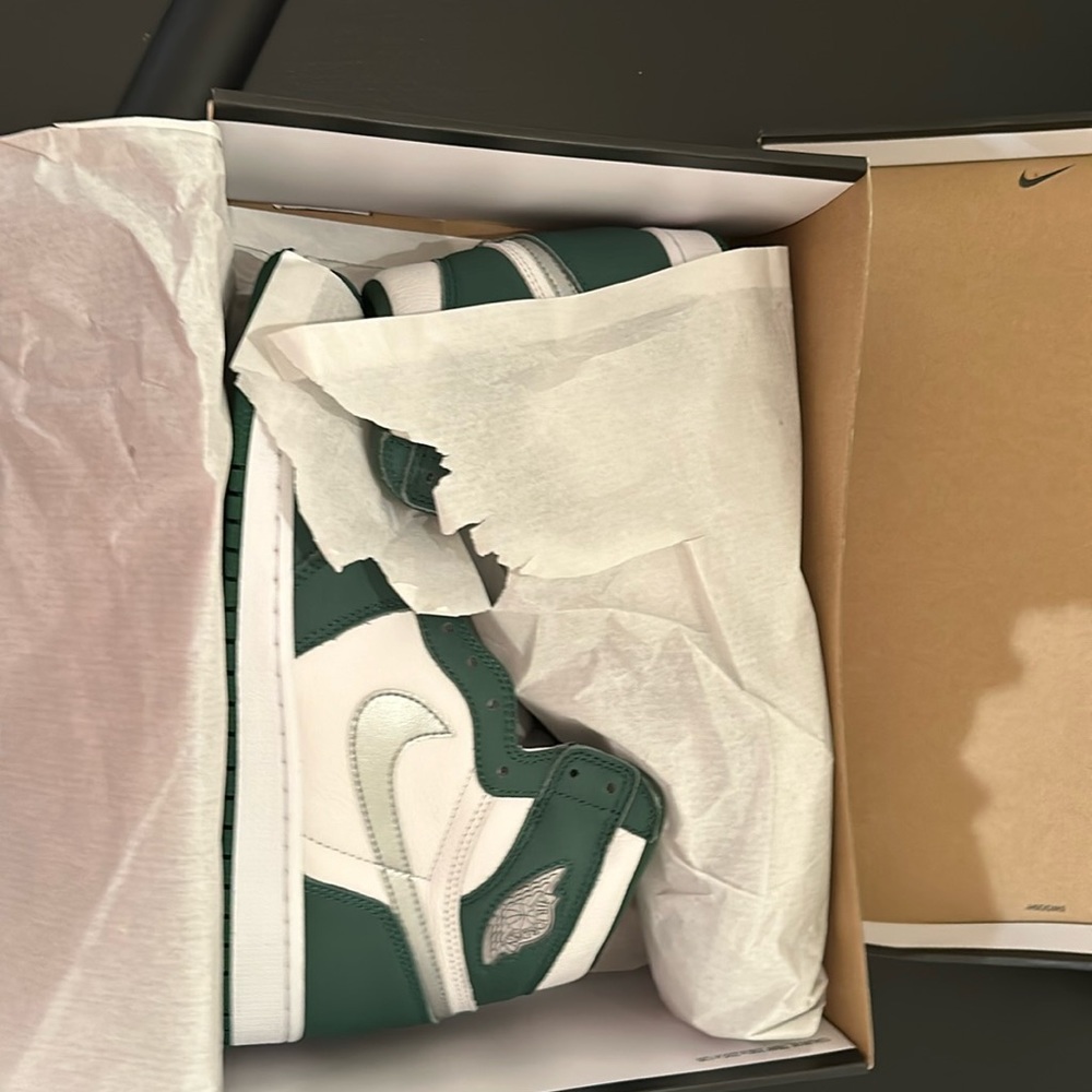Rancho, Jordan One hi OG Gorge green/Silver